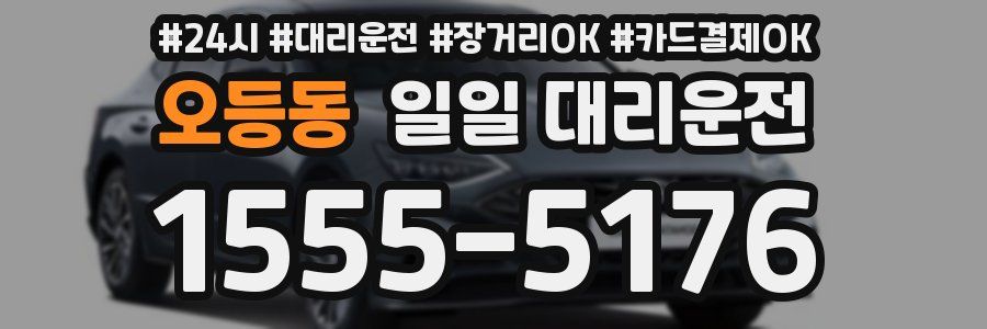 오등동 일일 대리운전