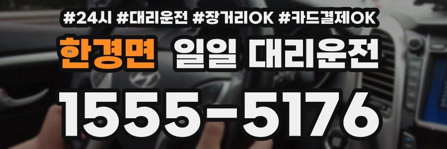 한경면 일일 대리운전
