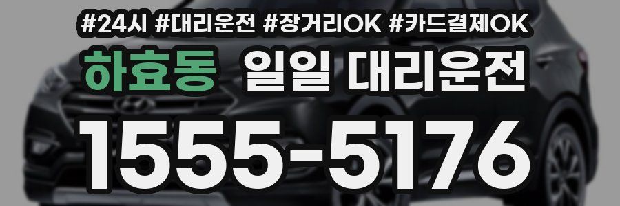 하효동 일일 대리운전