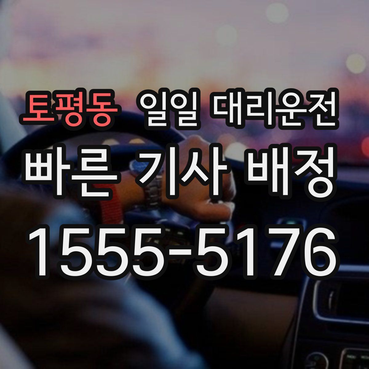 토평동 일일 대리운전