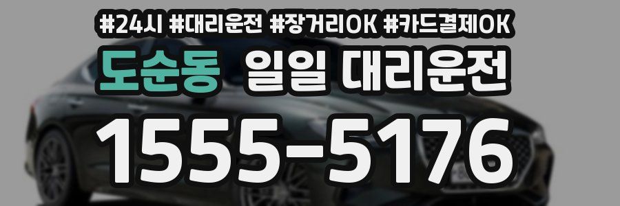 도순동 일일 대리운전