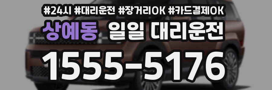 상예동 일일 대리운전