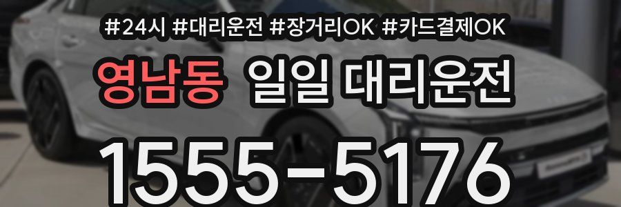 영남동 일일 대리운전