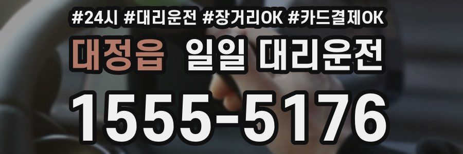 대정읍 일일 대리운전