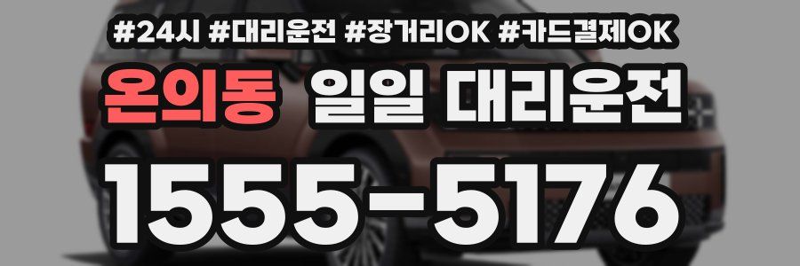 온의동 일일 대리운전