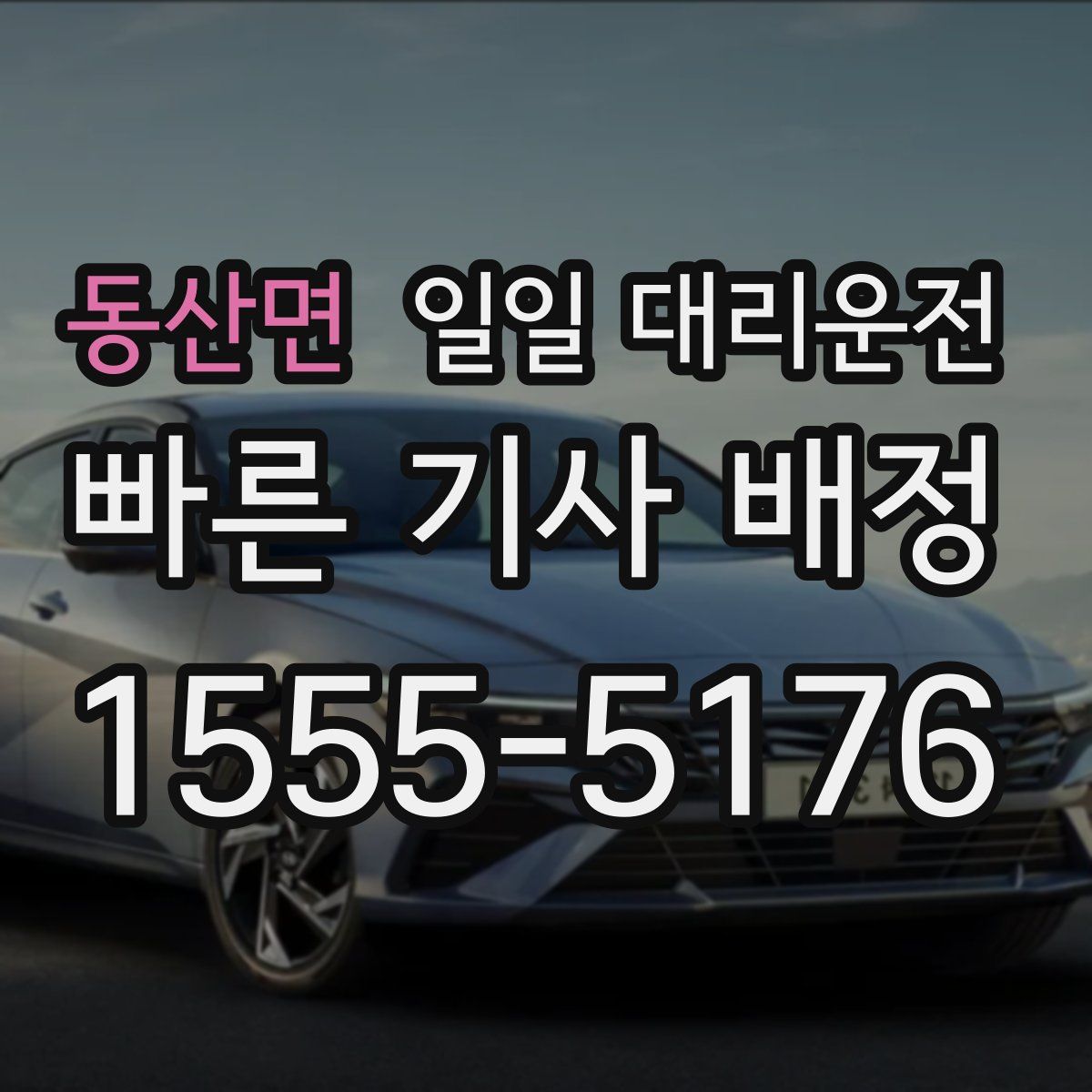 동산면 일일 대리운전
