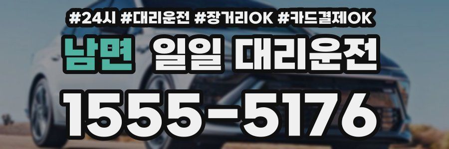 남면 일일 대리운전