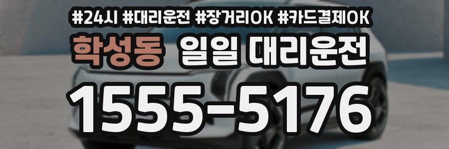 학성동 일일 대리운전