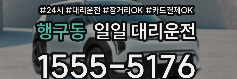 행구동 일일 대리운전