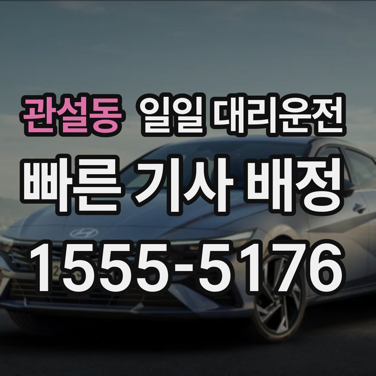 관설동 일일 대리운전