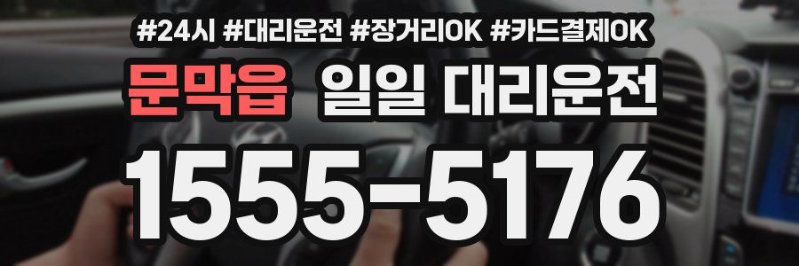 문막읍 일일 대리운전