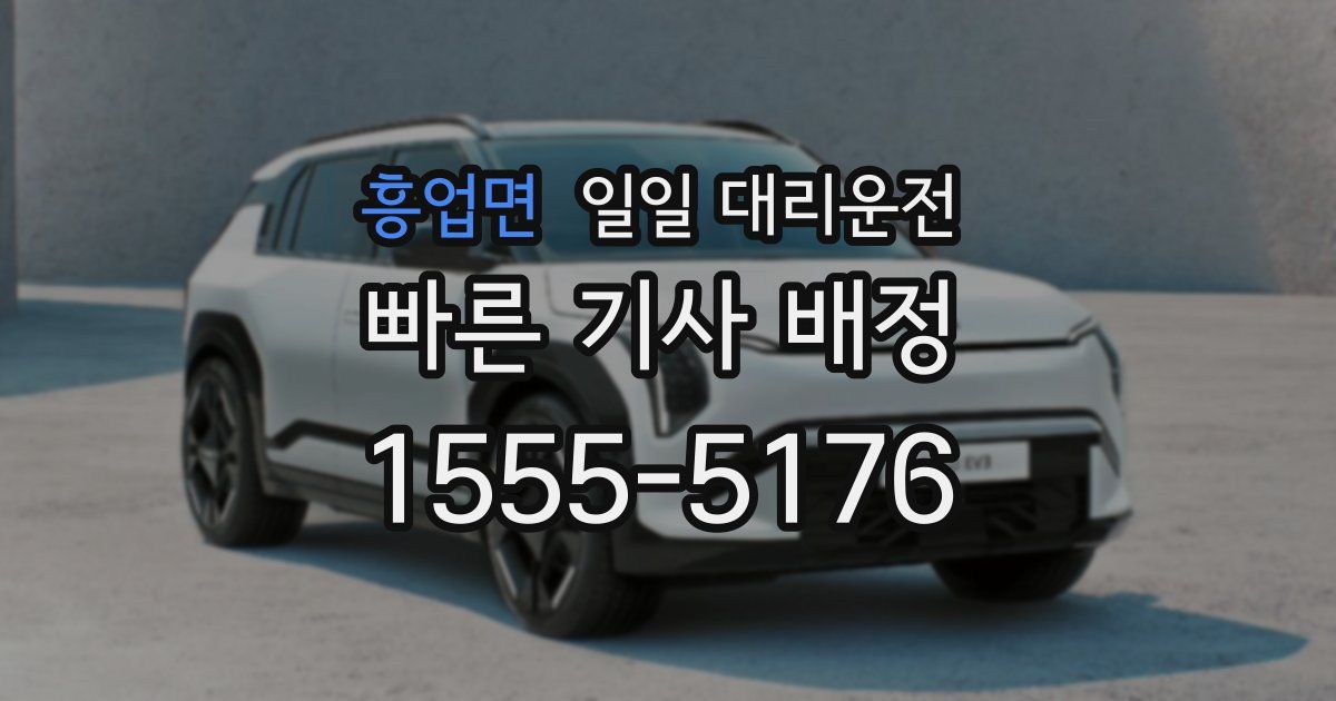 흥업면 일일 대리운전