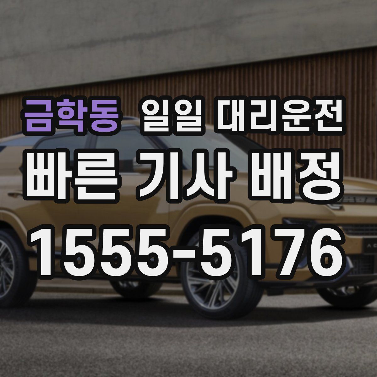 금학동 일일 대리운전