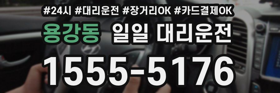 용강동 일일 대리운전