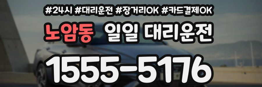 노암동 일일 대리운전