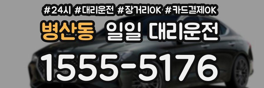 병산동 일일 대리운전