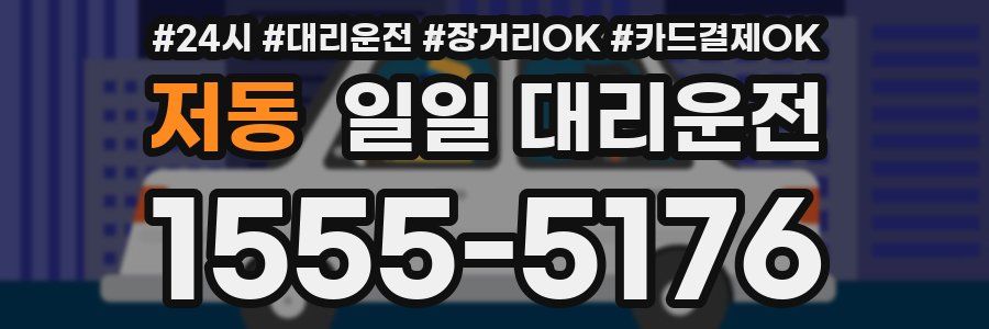 저동 일일 대리운전