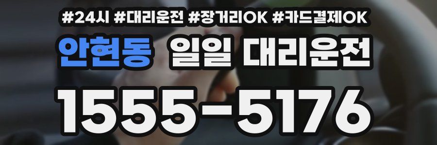 안현동 일일 대리운전