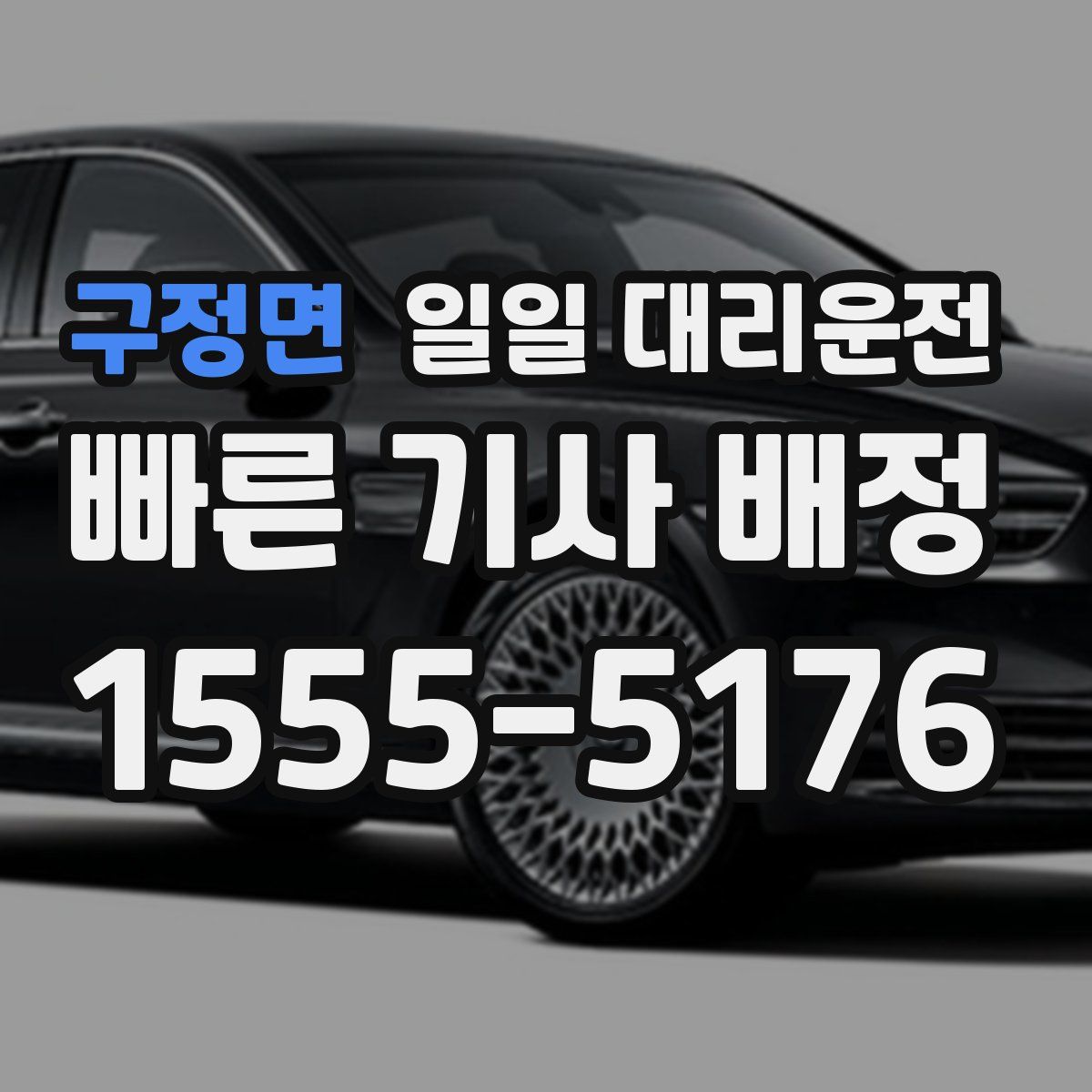 구정면 일일 대리운전