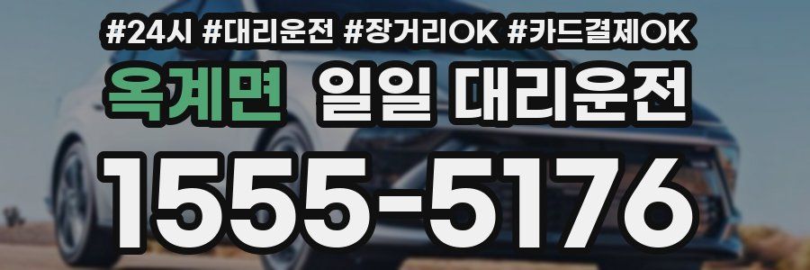 옥계면 일일 대리운전