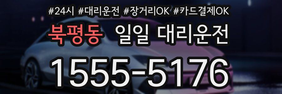 북평동 일일 대리운전
