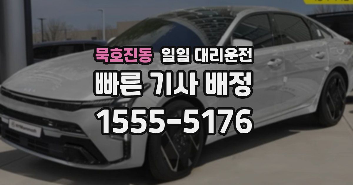 묵호진동 일일 대리운전