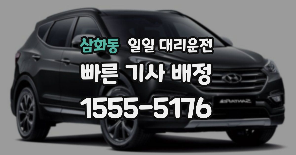 삼화동 일일 대리운전