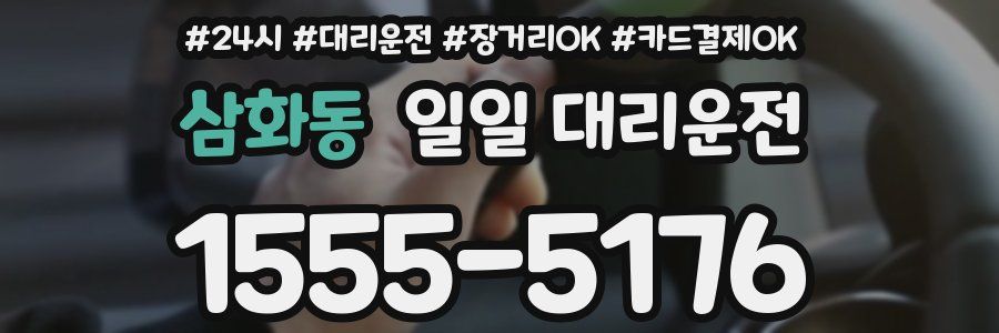 삼화동 일일 대리운전