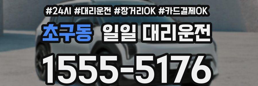 초구동 일일 대리운전