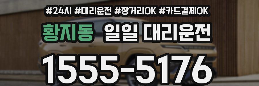 황지동 일일 대리운전