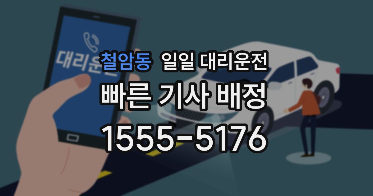 철암동 일일 대리운전