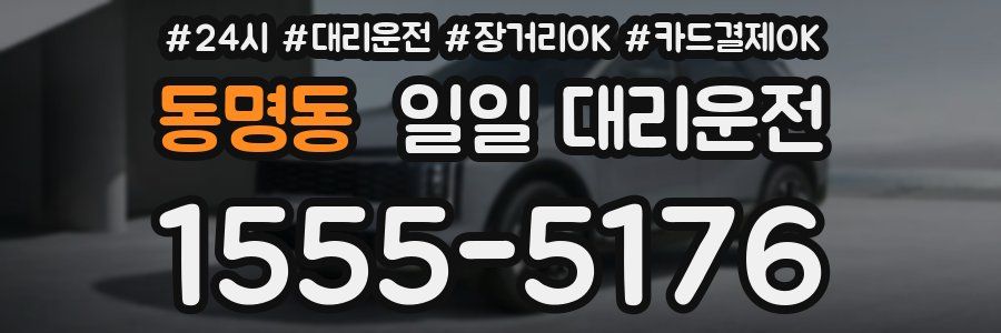 동명동 일일 대리운전