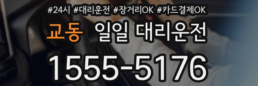 교동 일일 대리운전