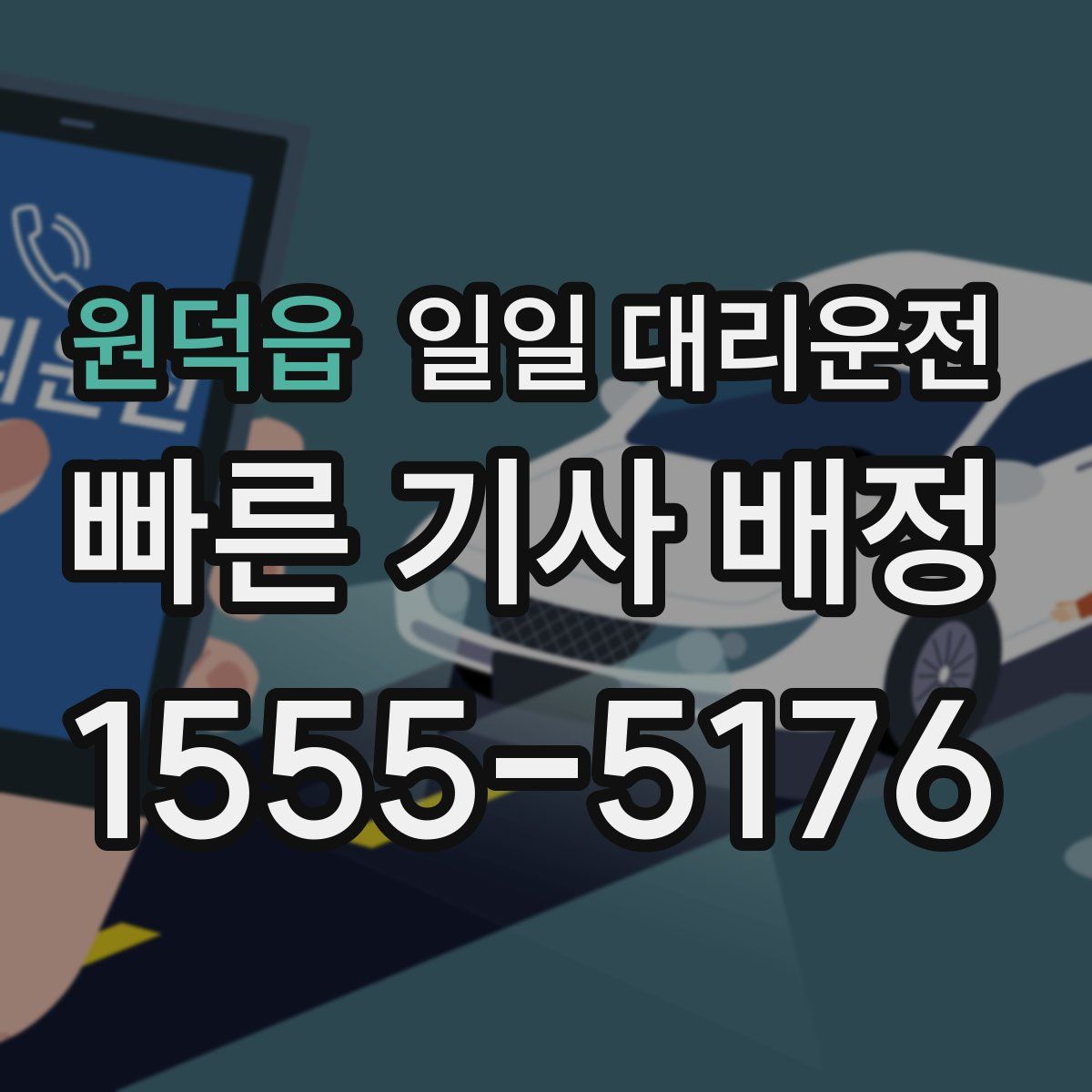 원덕읍 일일 대리운전