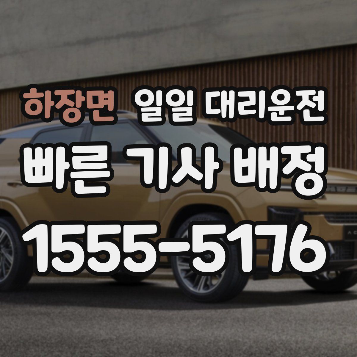 하장면 일일 대리운전