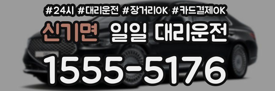 신기면 일일 대리운전