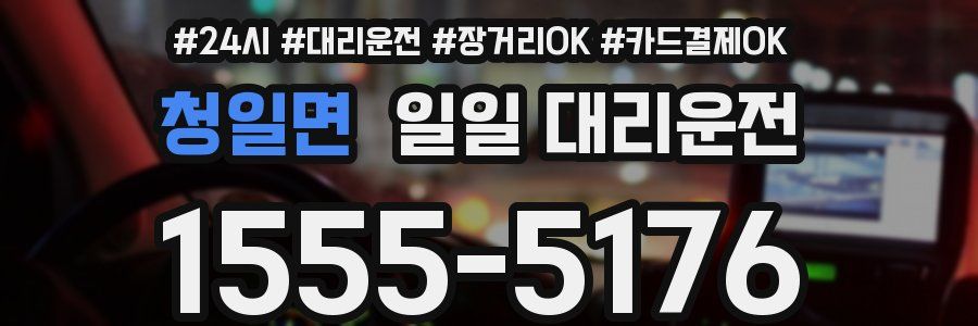 청일면 일일 대리운전