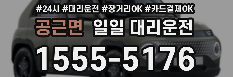 공근면 일일 대리운전