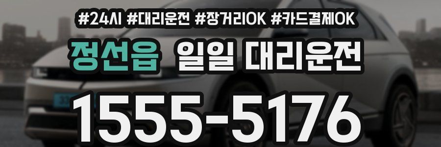 정선읍 일일 대리운전