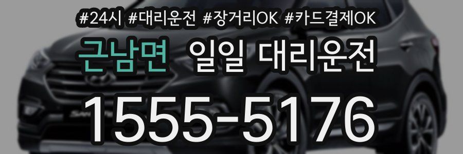 근남면 일일 대리운전