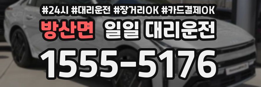 방산면 일일 대리운전
