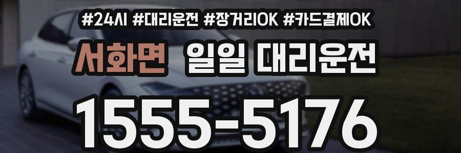 서화면 일일 대리운전