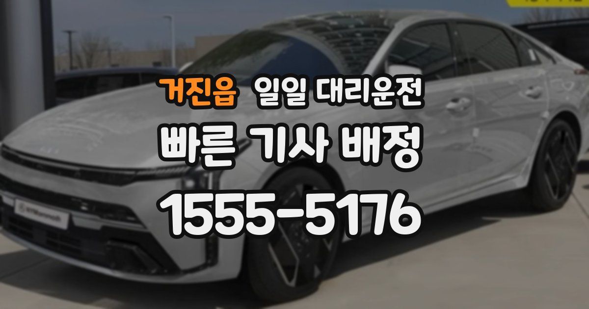 거진읍 일일 대리운전