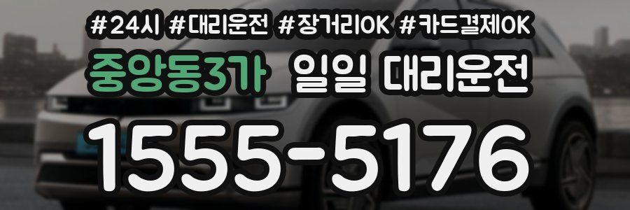 중앙동3가 일일 대리운전