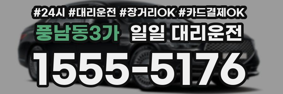 풍남동3가 일일 대리운전