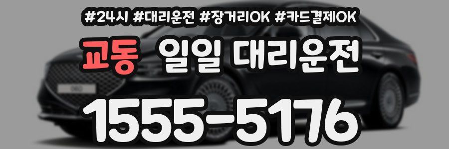 교동 일일 대리운전