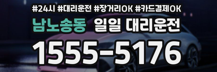 남노송동 일일 대리운전