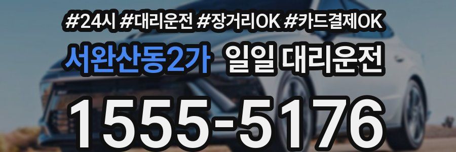 서완산동2가 일일 대리운전