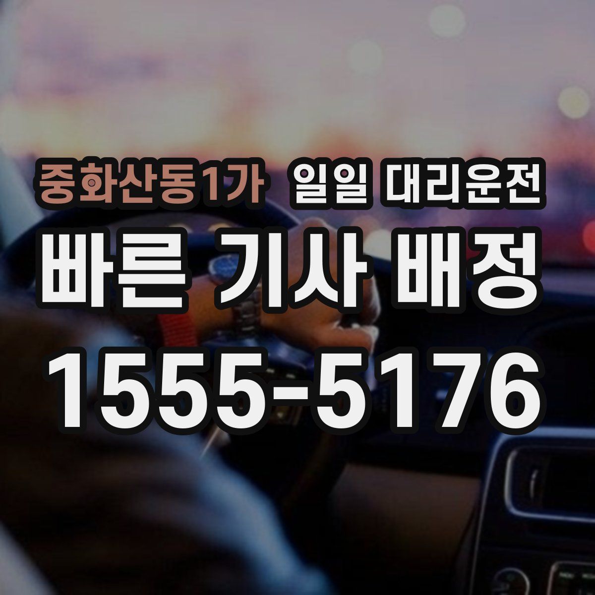 중화산동1가 일일 대리운전