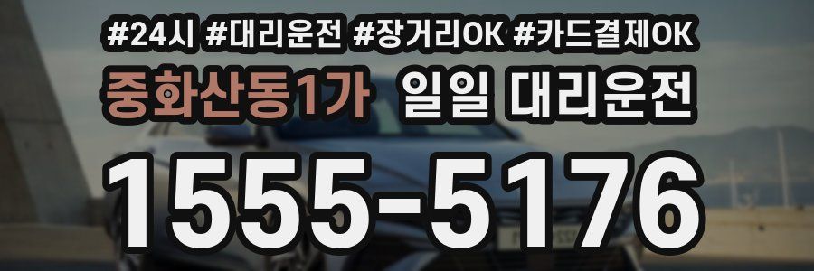 중화산동1가 일일 대리운전